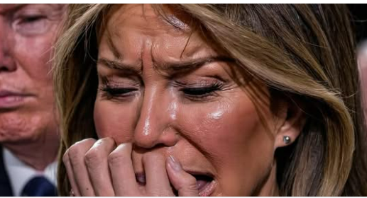 Heartbroken Melania Trump overcome with emotions