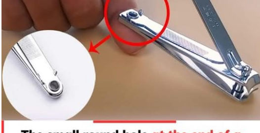 The “small round hole” on the nail clipper has special and powerful uses